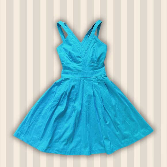 Second Hand Naf Naf blue tie-back dress (NWT) - Size XS - Picture 3 of 9